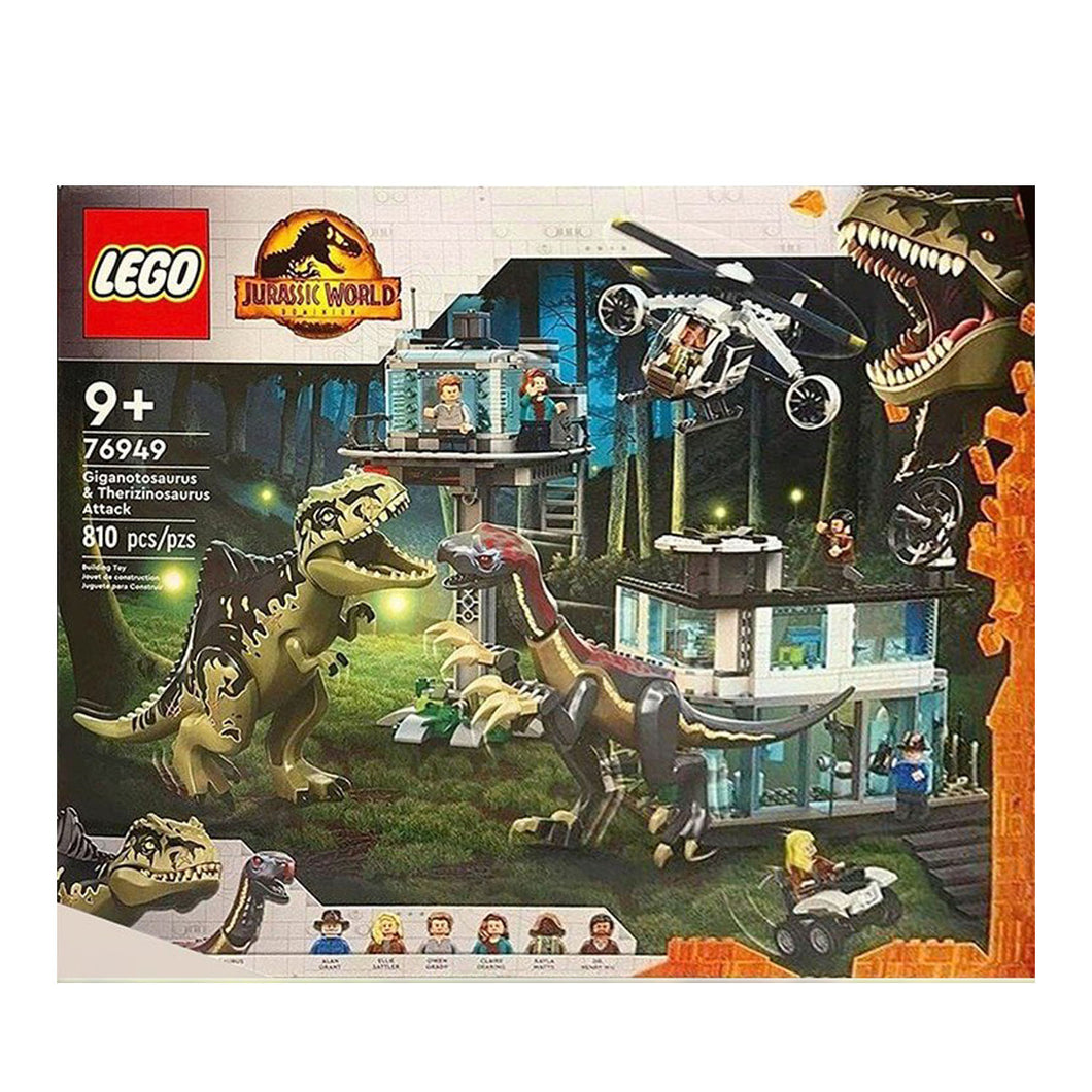 LEGO Jurassic World 76949 Giganotosaurus & Therizi nosaurus Attack