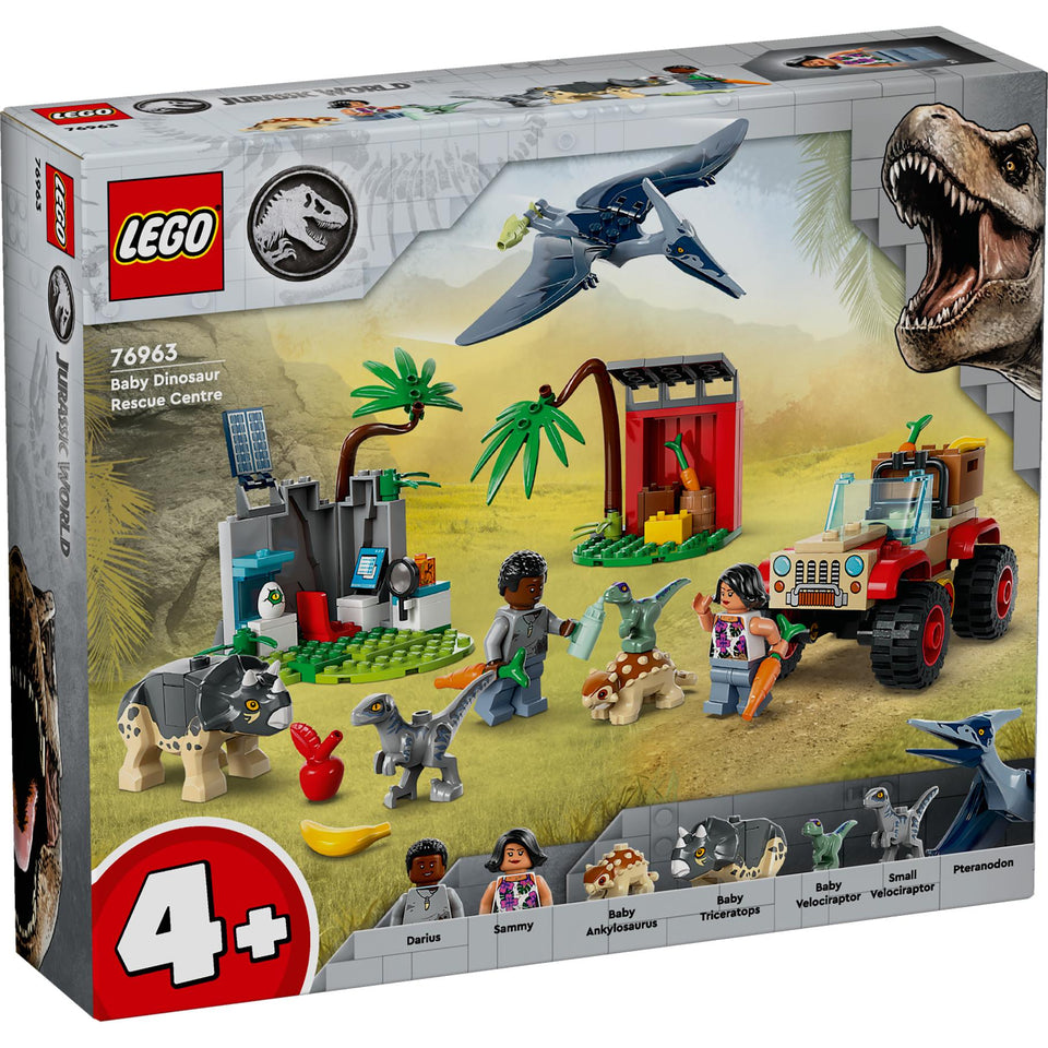 LEGO 76963 Jurassic World Reddingscentrum  Voor Baby Dinosaurussen