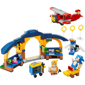 LEGO 76991 Sonic The Hedgehog Tails' werkplaats en Tornado vliegtuig