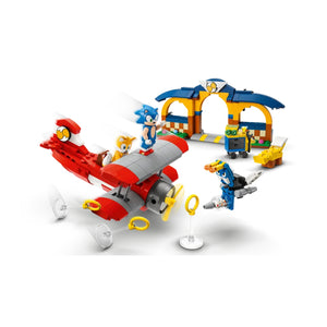 LEGO 76991 Sonic The Hedgehog Tails' werkplaats en Tornado vliegtuig