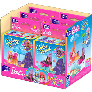 Mega Construx Barbie Barbie Color Reveal  Buildable Collectables