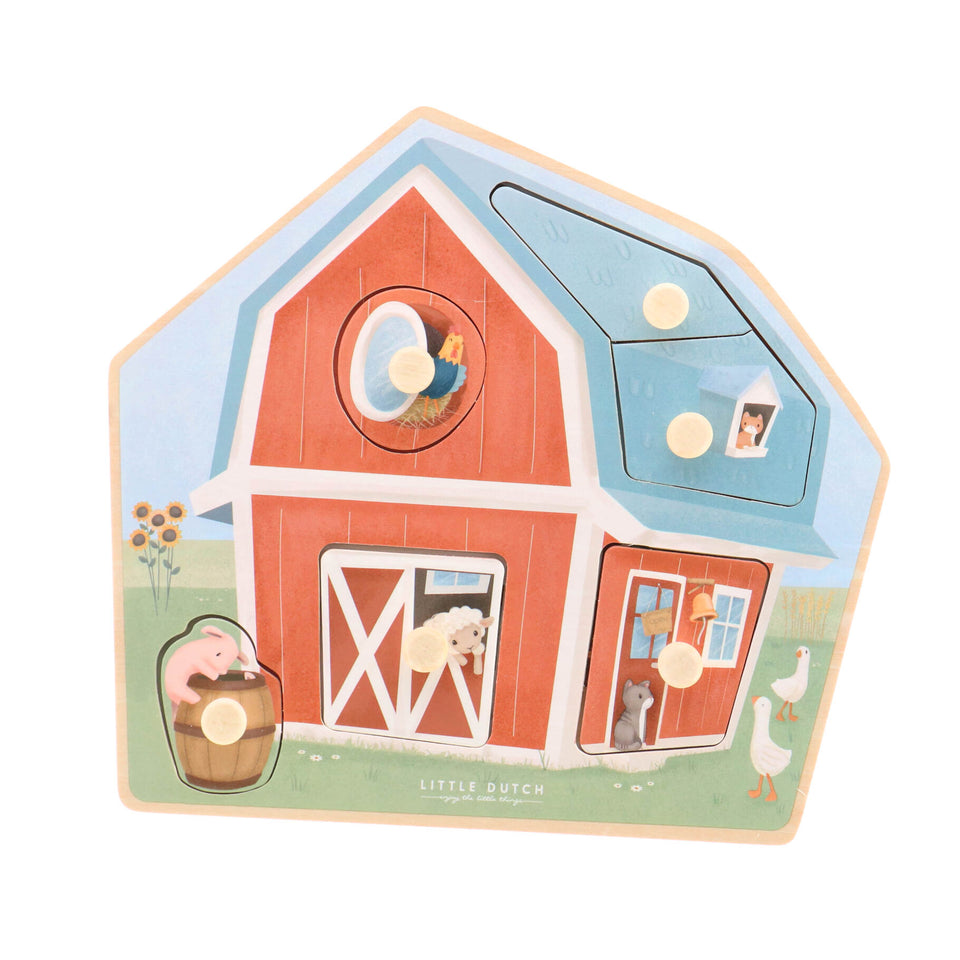 Little Farm Houten Puzzel