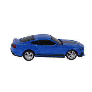 Radiografisch bestuurbare auto ford 1:24 mustang  mach 1 blauw