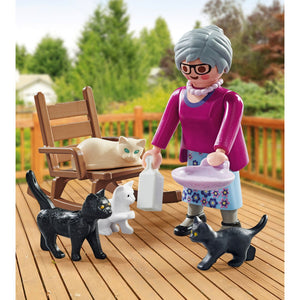 Playmobil Special Plus 71172 Oma met katten