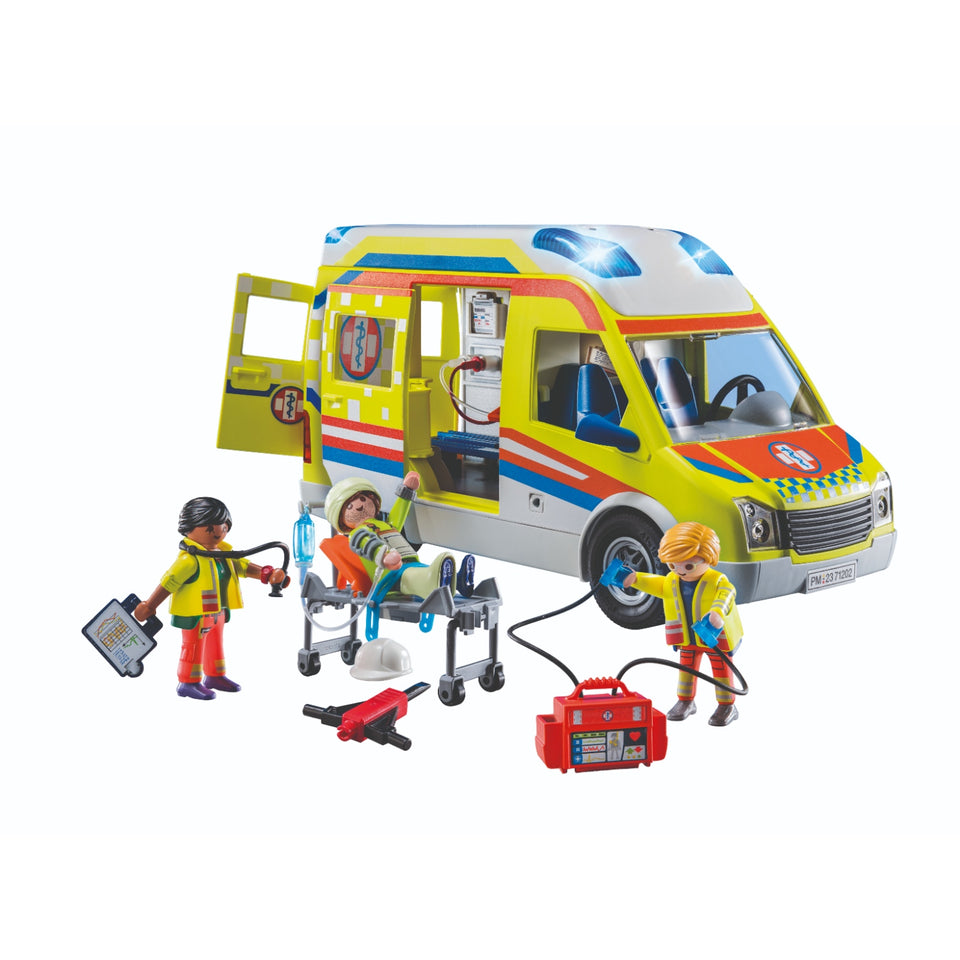 Playmobil City 71202 Ambulance met Licht en Geluid