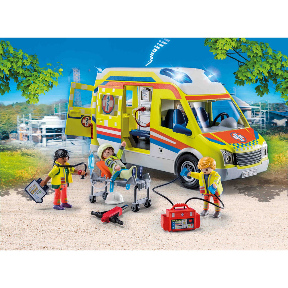 Playmobil City 71202 Ambulance met Licht en Geluid