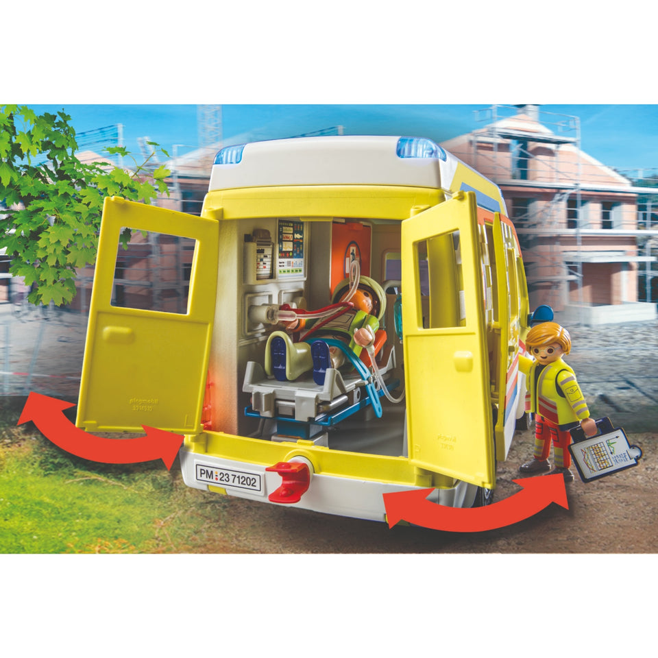 Playmobil City 71202 Ambulance met Licht en Geluid