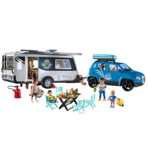 Playmobil 71423 Family Caravan Met Auto