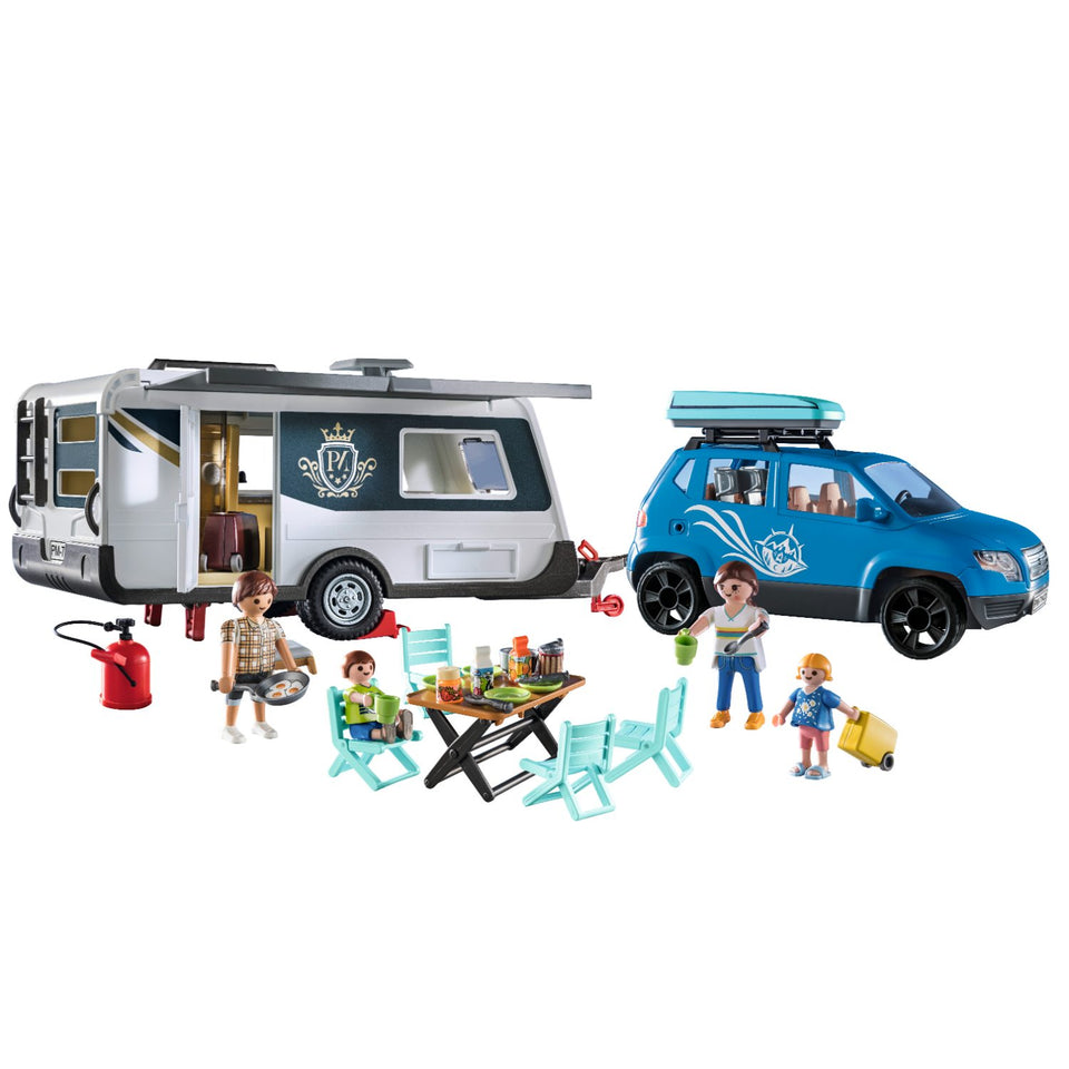 Playmobil 71423 Family Caravan Met Auto