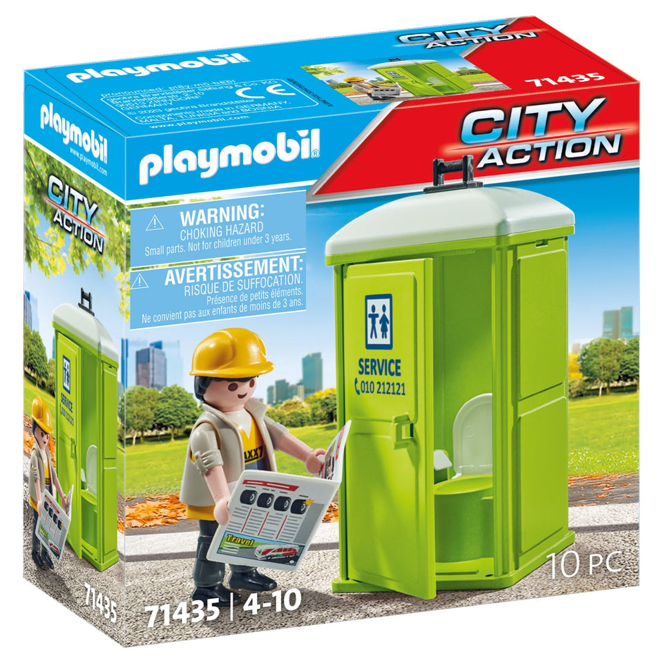 Playmobil 71435 City Mobiel Toilet