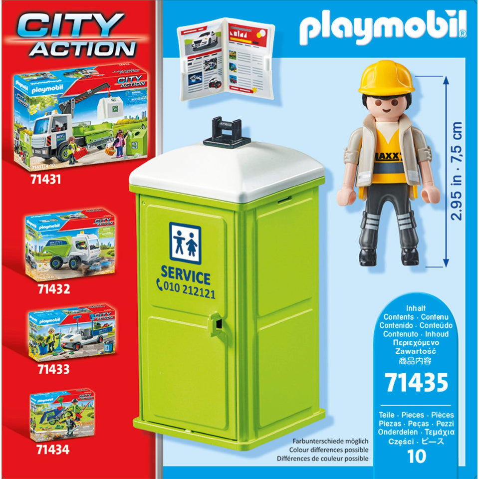 Playmobil 71435 City Mobiel Toilet