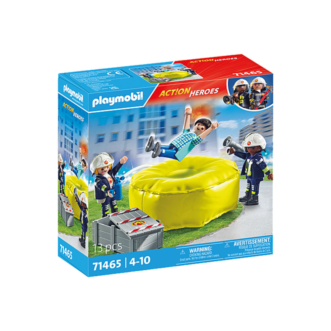 Playmobil 71465 Action Heroes Brandweerlieden Met  Luchtkussens