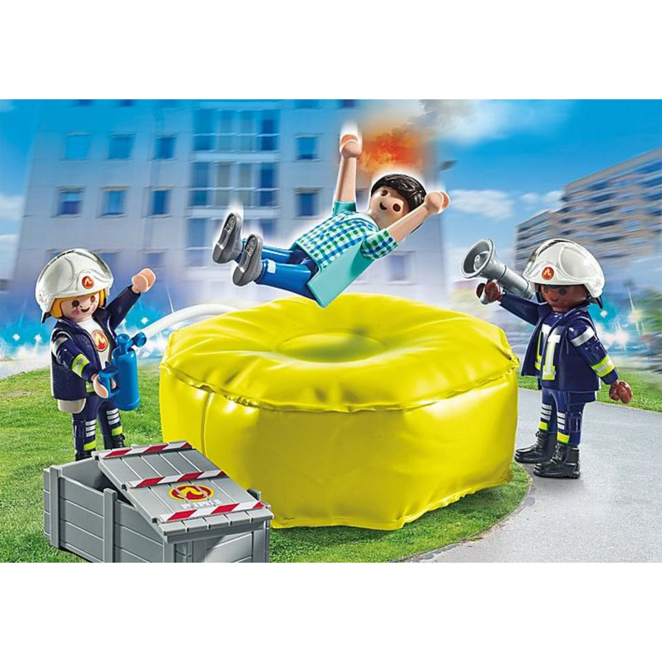 Playmobil 71465 Action Heroes Brandweerlieden Met  Luchtkussens