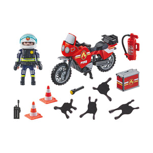 Playmobil 71466 Action Heroes Brandweer Op De  Plaats Van Het Ongeval