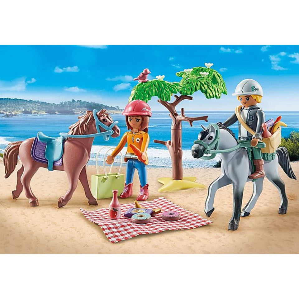 Playmobil 71470 Starter Packs Paardrijden Naar Het Strand