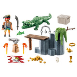 Playmobil 71473 Starter Packs Piraat Met Alligator