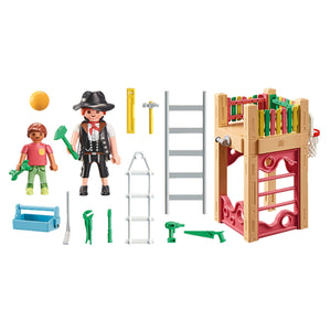 Playmobil 71475 Starter Packs Timmerman Op Weg  Naar Klus