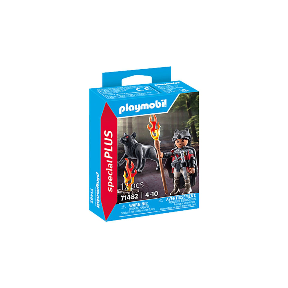 Playmobil 71482 Special Plus Krijger Met Wolf