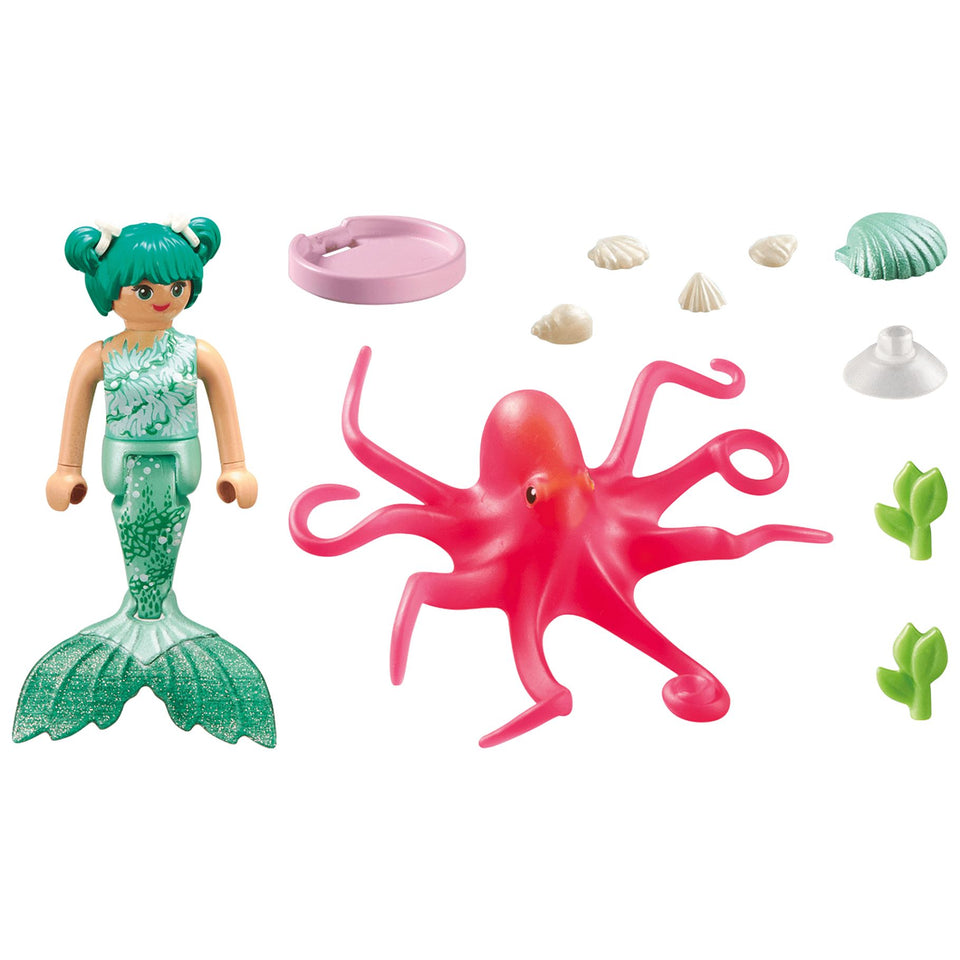 Playmobil 71503 Princess Magic Zeemeermin Met Van  kleur veranderende octopus