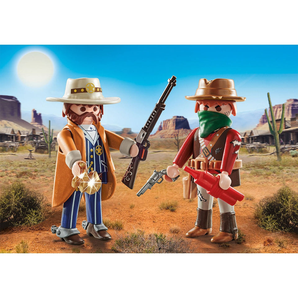 Playmobil 71508 Duopacks Bandieten En Sheriffs