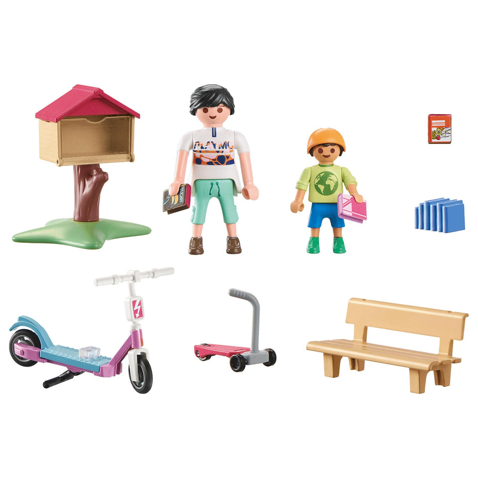 Playmobil 71511 My Life Boekenruil Voor Boekenwurm