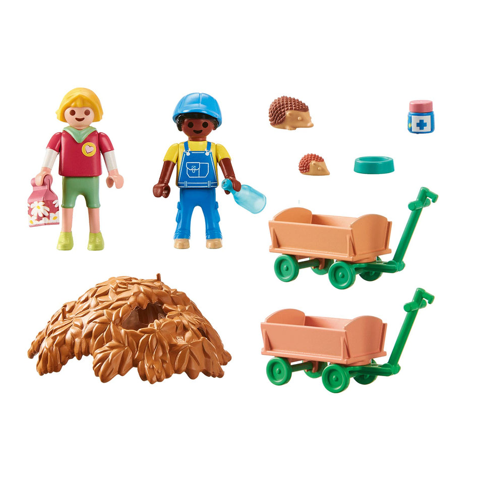 Playmobil 71512 My Life Zorgen Voor De Egelfamilie