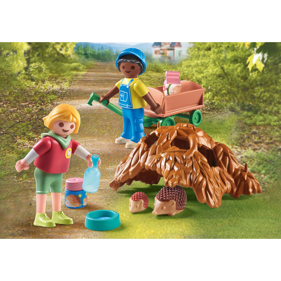 Playmobil 71512 My Life Zorgen Voor De Egelfamilie