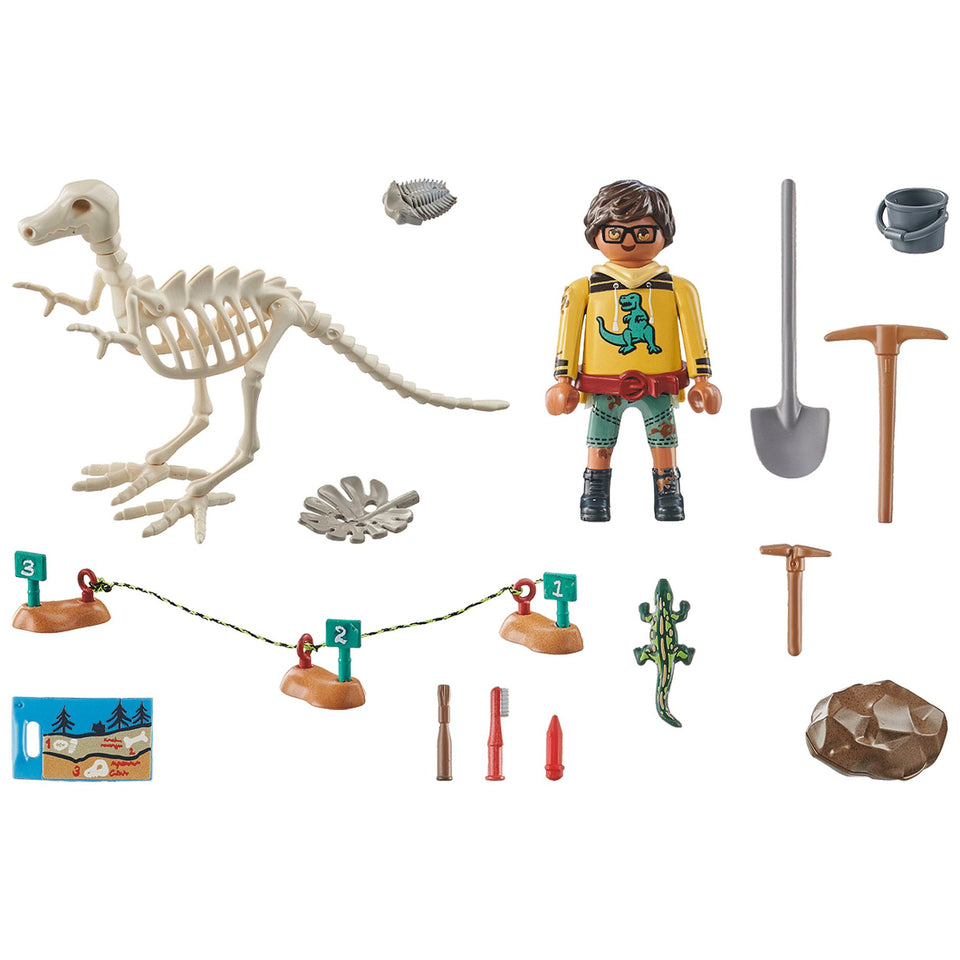 Playmobil 71527 Dinos Opgravingsplaats Met Dinosaurusskelet