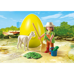 Playmobil 4944 Easter Eggs Dierenverzorger Met Alp