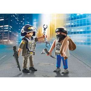 Playmobil 71505 Duopacks Tactische Politie-Eenheid en Bandiet