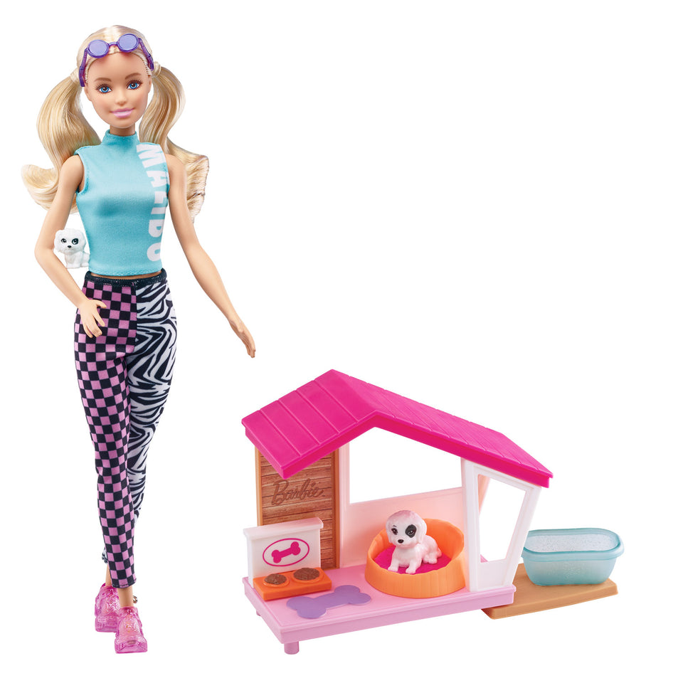 Barbie Mini Playset Hondenhuis Met Hondje