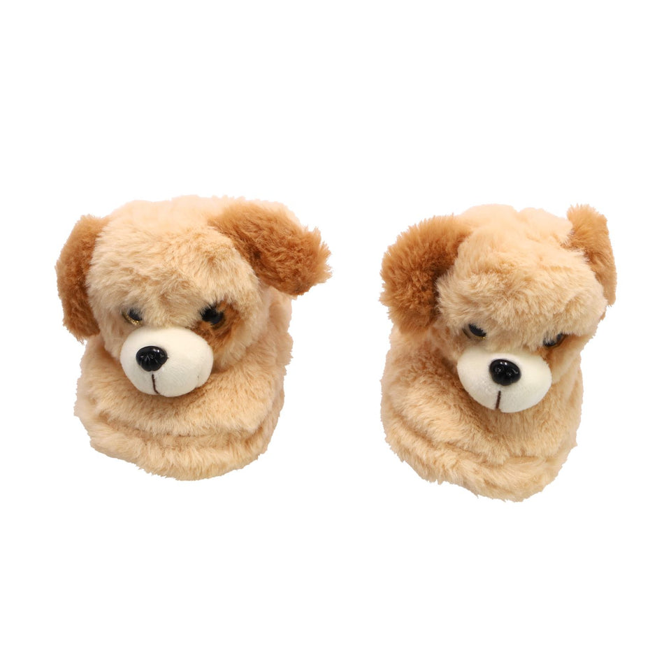 Pantoffels pluche hond kids maat 28-30