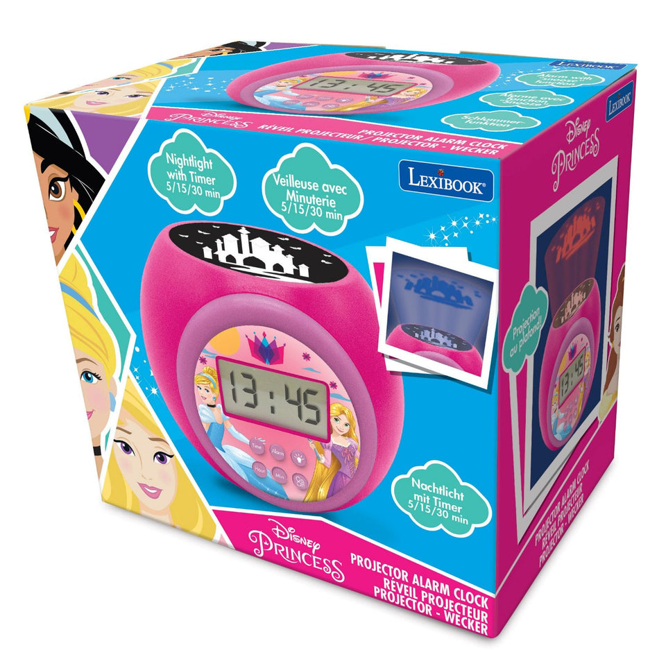 Disney princess projector wekker