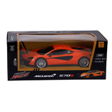 Radiografisch bestuurbare auto Mclaren 1:24 570s oranje