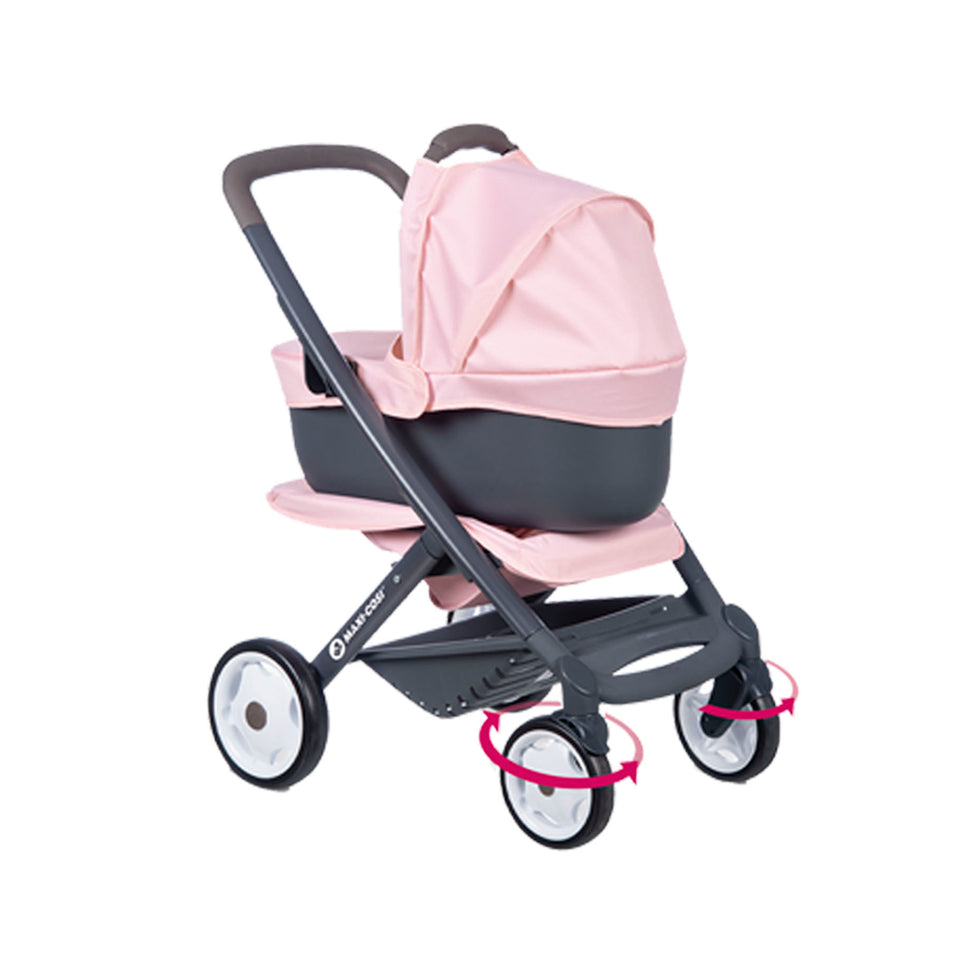 Poppenwagen Quinny 3 In 1 Licht Roze