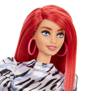 Barbie Fashionista Pop Zwart Wit Jurkje