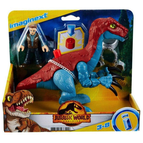 Jurrassic World Imaginext Dino + Figure Assorti