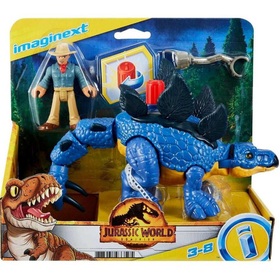 Jurrassic World Imaginext Dino + Figure Assorti