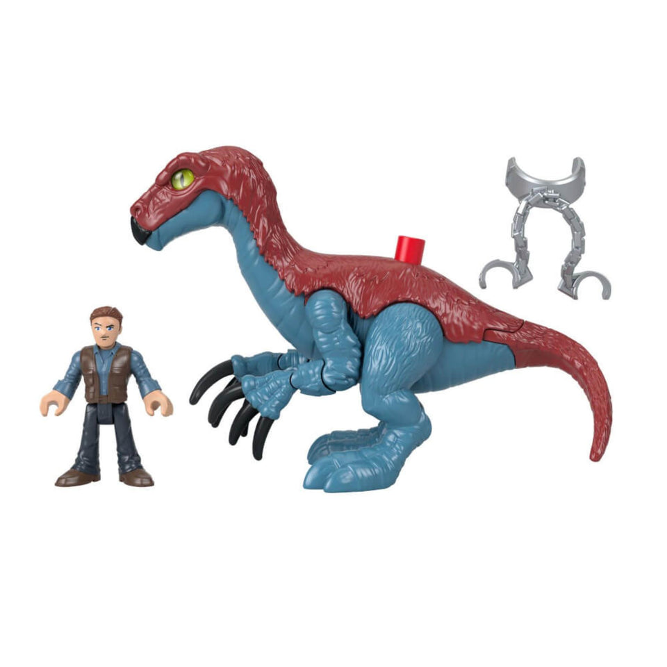 Jurrassic World Imaginext Dino + Figure Assorti