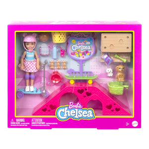 Barbie Chelsea Met Skateboard Speelset