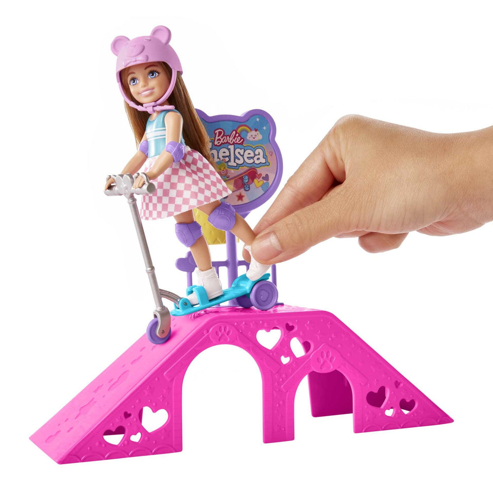 Barbie Chelsea Met Skateboard Speelset