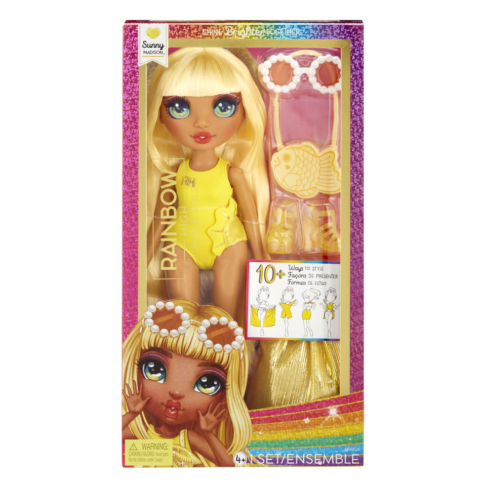 Rainbow High Swim & Style Modepop Sunny (Yellow