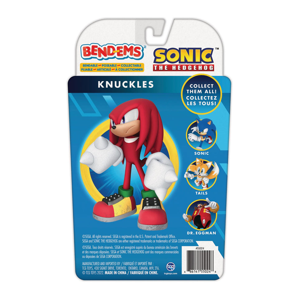 Bend-ems™ 1 pak Sonic de Hedgehog Knuckles