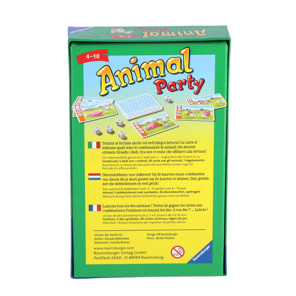 Ravensburger Animal Party Pocket - Reisspel