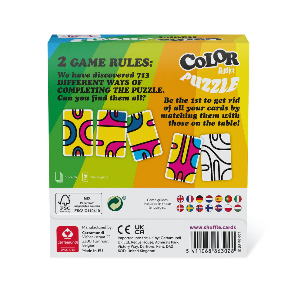 Color Addict Puzzle - Kaartspel