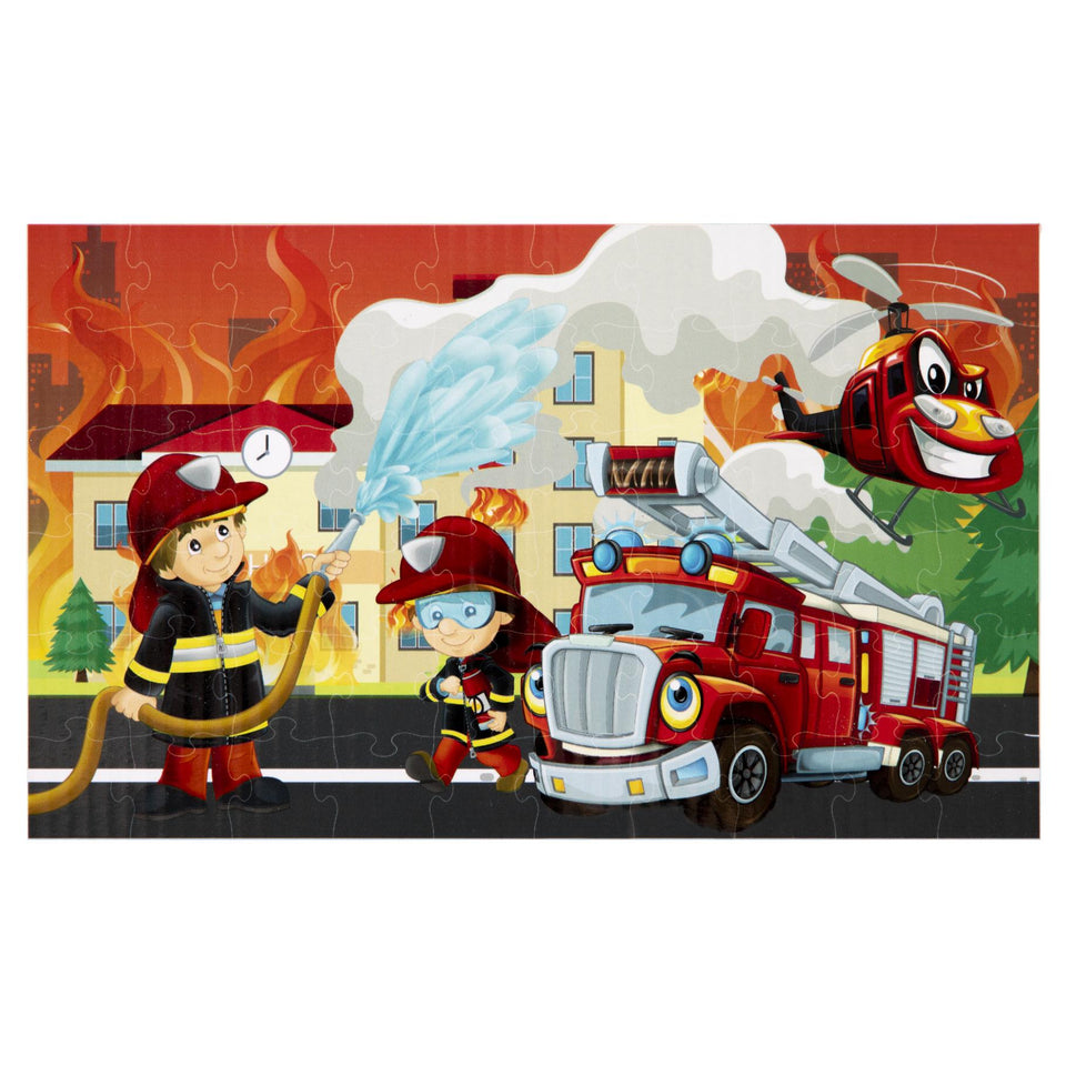 Puzzel brandweer 60 stukjes