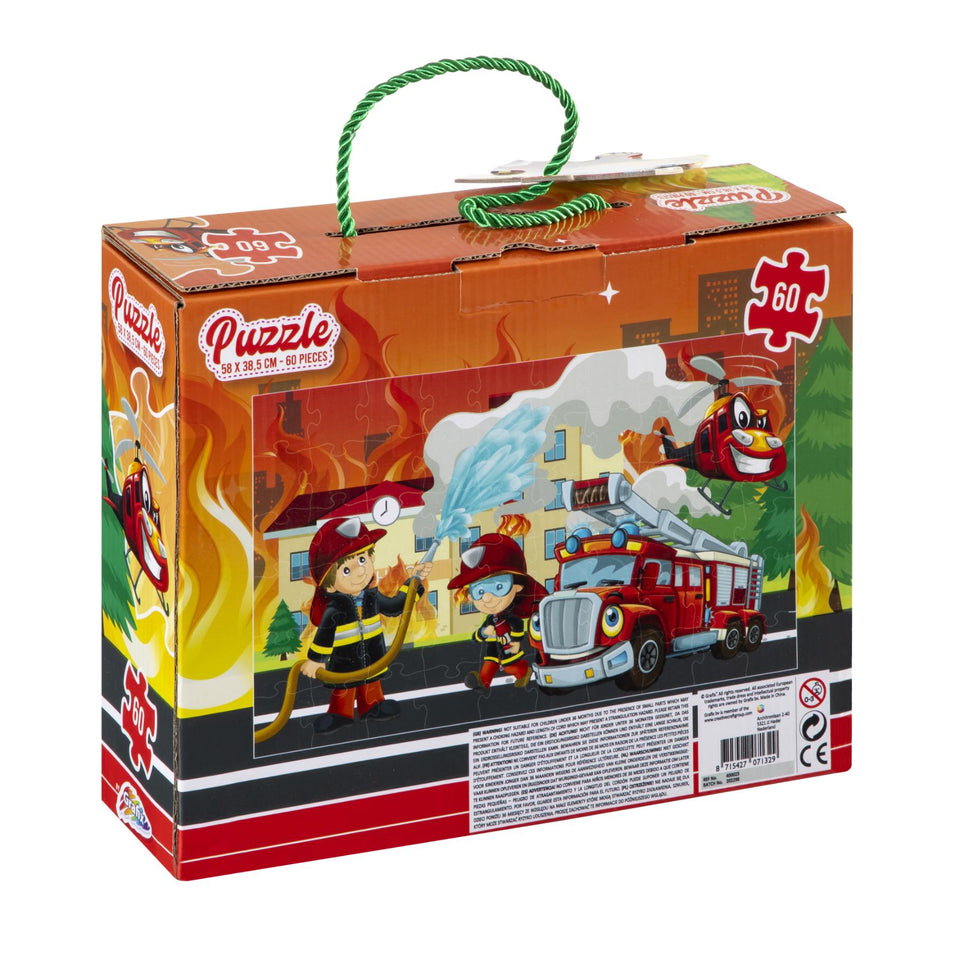 Puzzel brandweer 60 stukjes