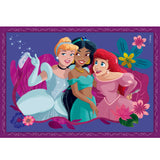 Clementoni disney princess 4 in 1 puzzel 12, 16,  20, 24 stukjes