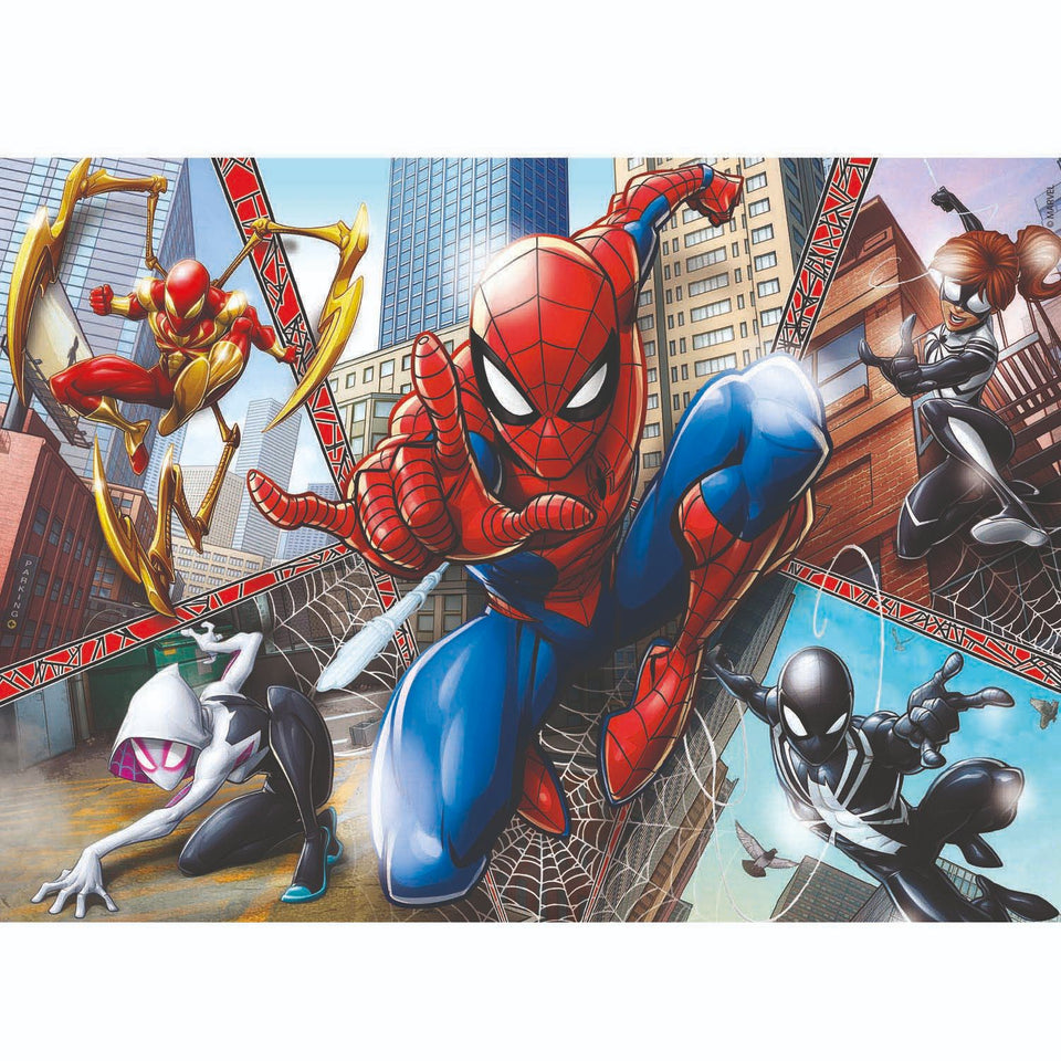 Clementoni spider-man puzzel 2 x 60 stukjes