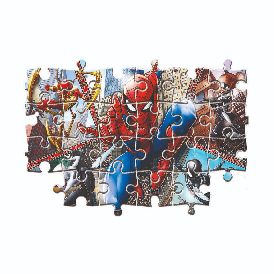 Clementoni spider-man puzzel 2 x 60 stukjes